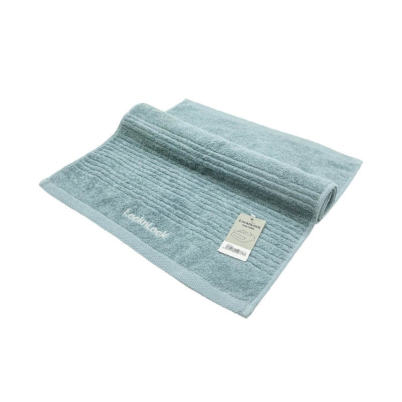 Khăn Lau Tóc Cotton Locknlock - 40X80 Cm - 5 Màu (Be, Xanh, Xám, Hồng, Xanh da trời) - ETM002 image number null
